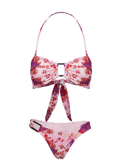 Evonie High Rise Bikini Bottom Dusty Rose