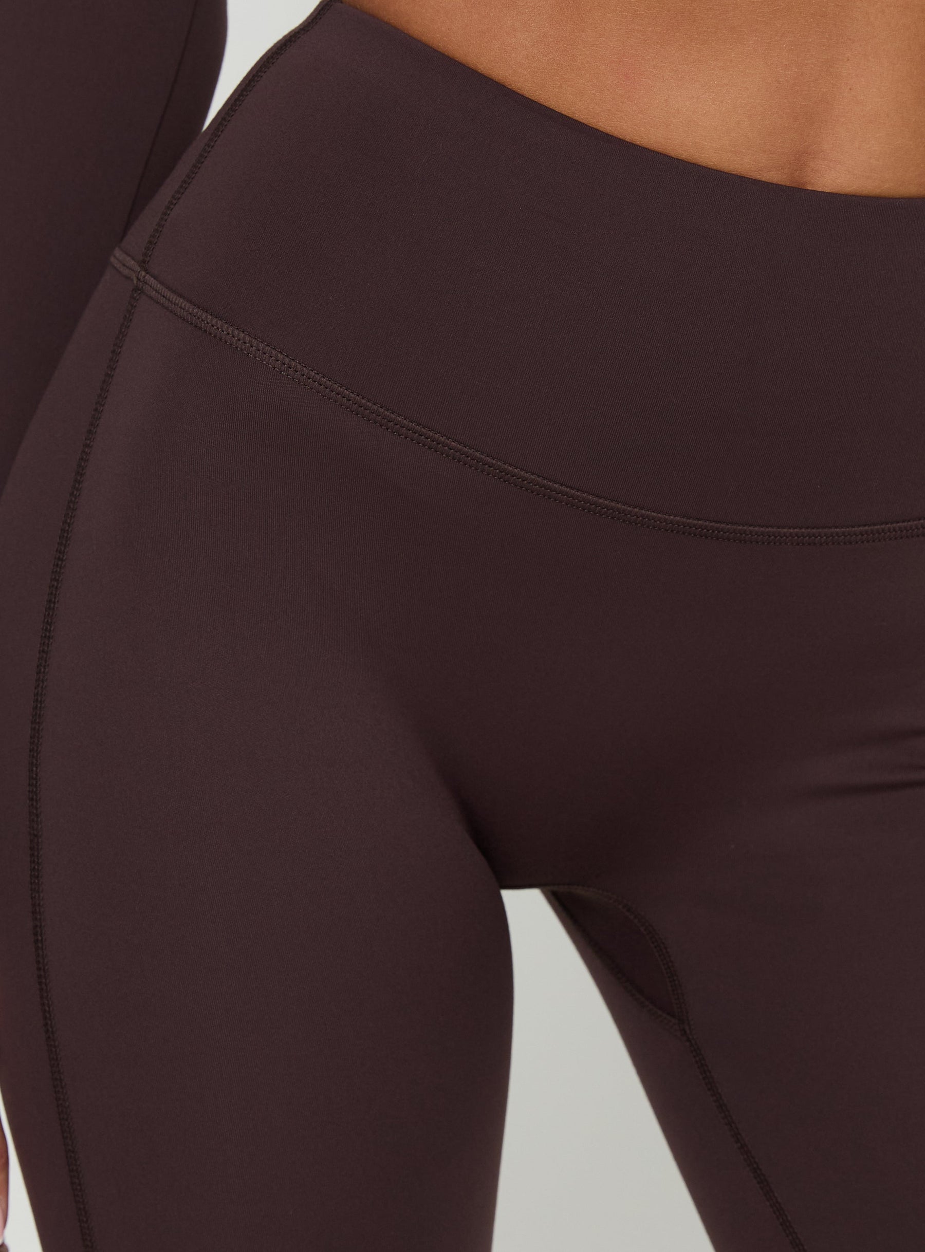Energize Active Invisible Scrunch Flare Leggings Brown
