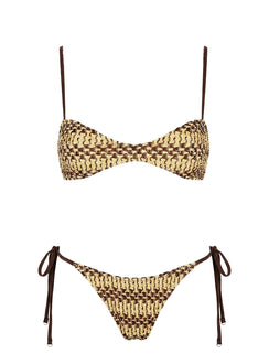 Brenae Tie Side Bikini Bottom Multi