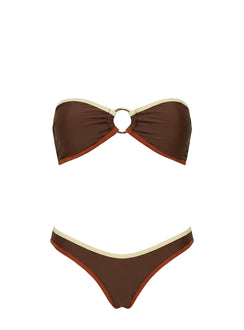 Honey Tide Bikini Bottoms Brown