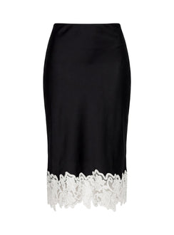 Anchored Midi Skirt Noir