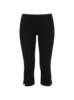 Baseline Rib Capri Pants Black Tall