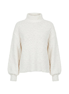 Feyre Boucle Jumper Ivory