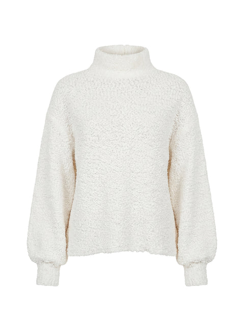 Feyre Boucle Jumper Ivory