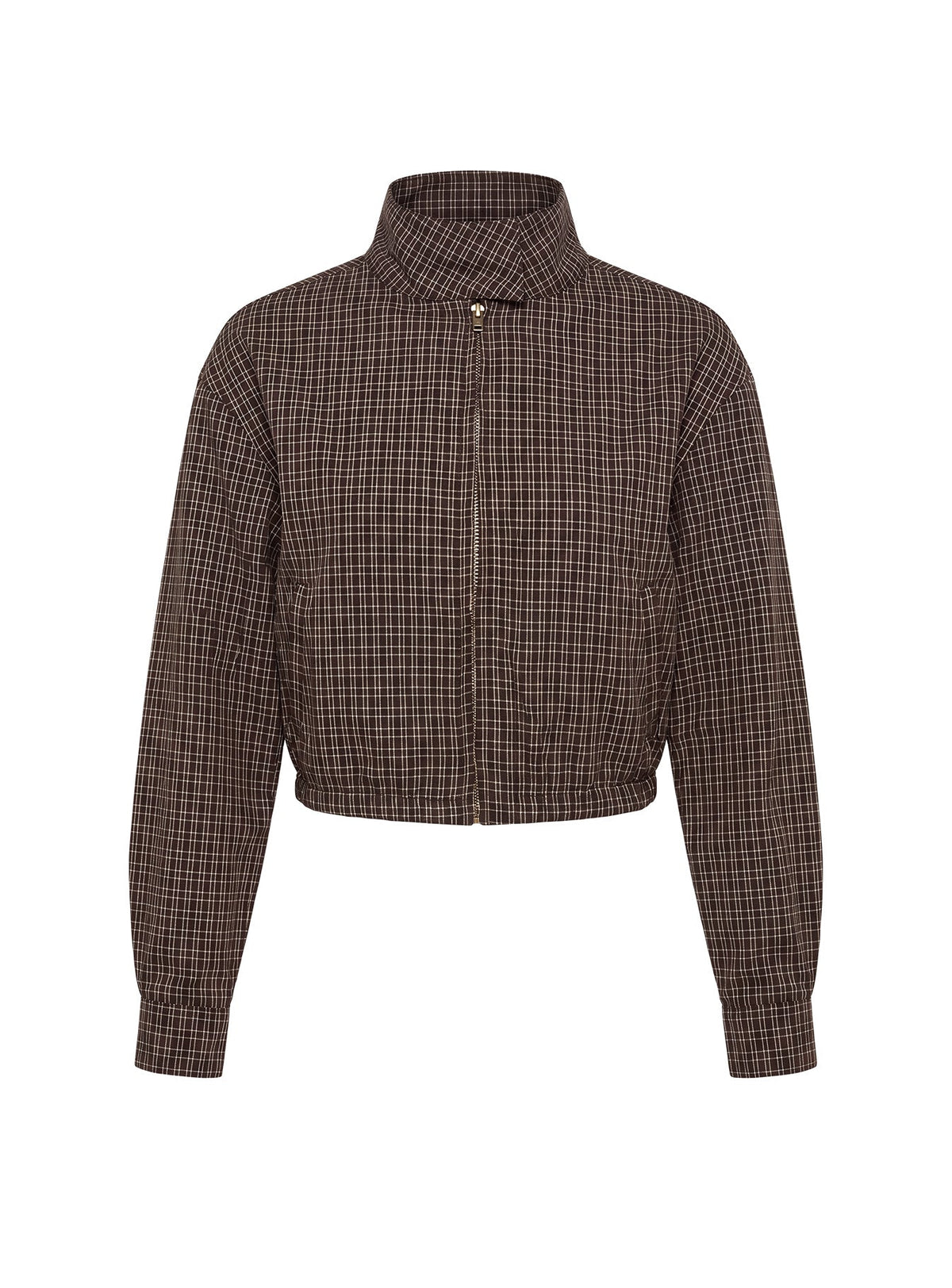 Aura Jacket Chocolate Plaid