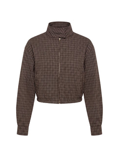 Aura Jacket Chocolate Plaid