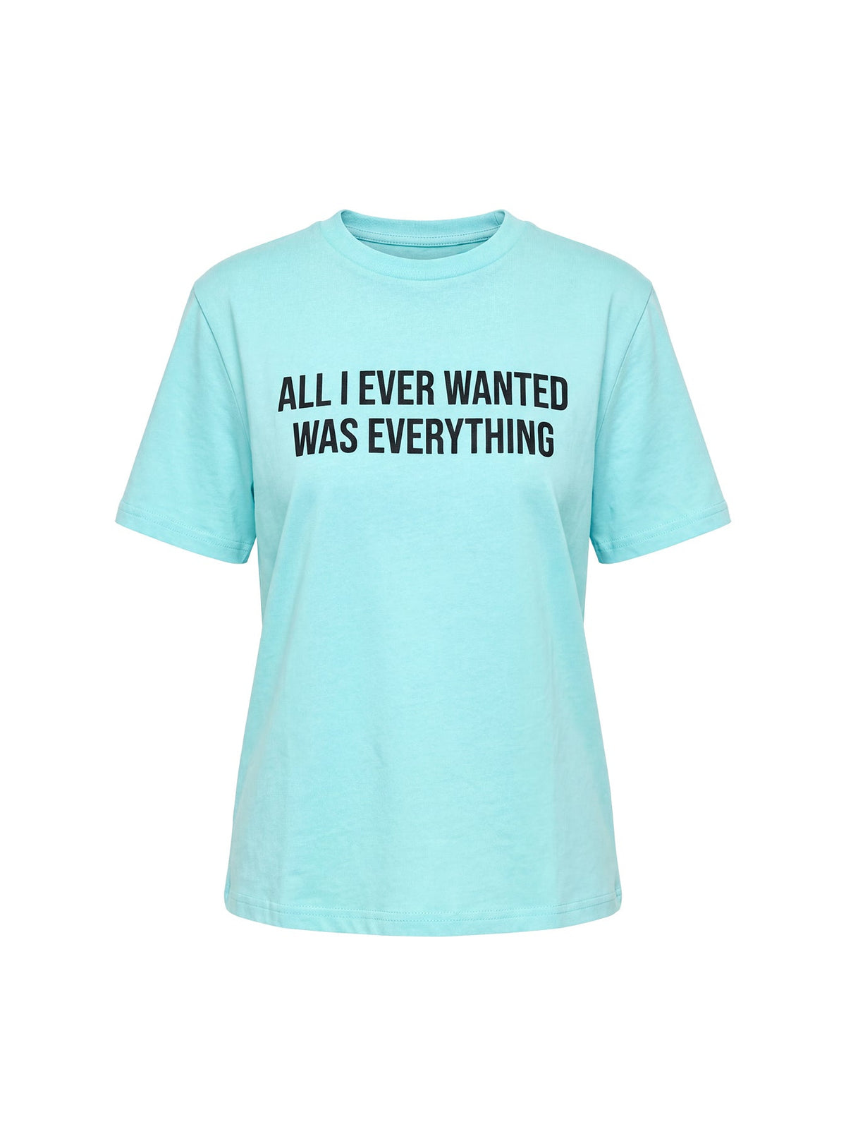 All I Ever Wanted Graphic Relaxed Tee Aqua