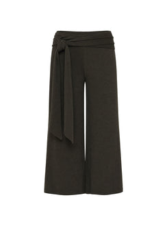 Allena Gaucho Tie Detail Shorts Slate