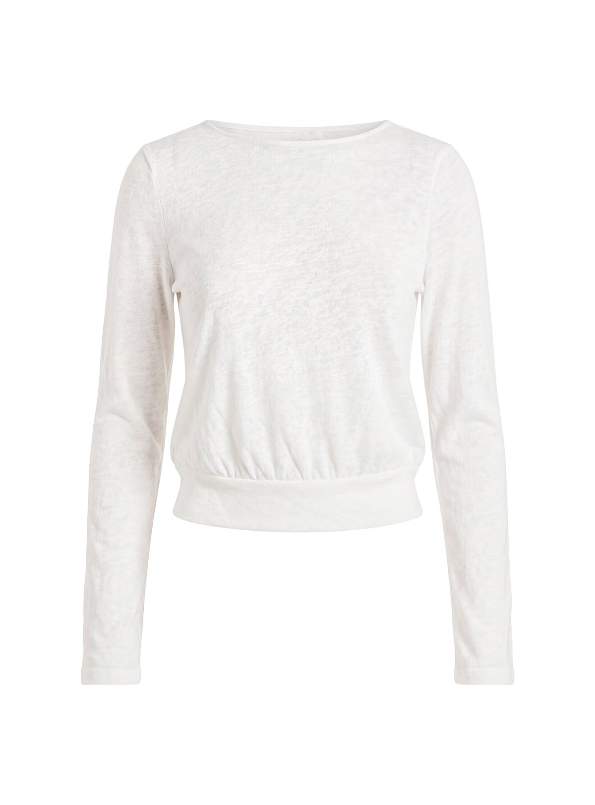 Bexxley Low Back Long Sleeve Top White