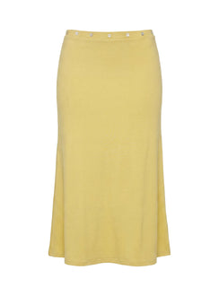 Featuring the Esperia Button Midi Skirt Green in womens-skirts with fitted aline silhouette product Princess Polly