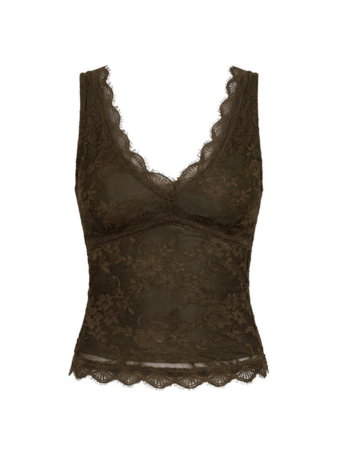 Far Away Top Dark Green
