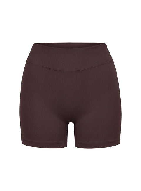 Final Form Active 4" Invisible Scrunch Shorts Brown
