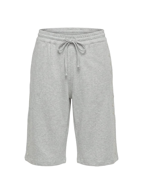 Kether Longline Basketball Studs Short Grey Marle