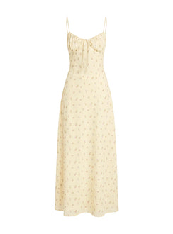 Members Only Maxi Dress Yellow Floral
