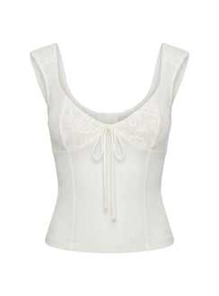 Quani Lace Top Cream