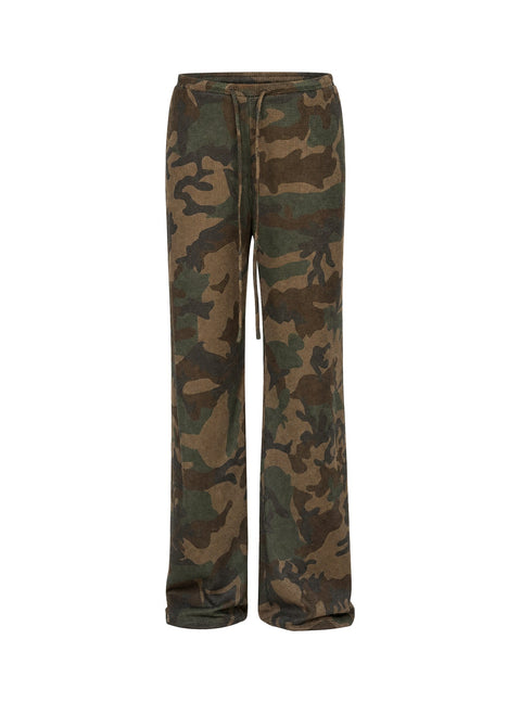 Seylah Waffle Jersey Pants Camo