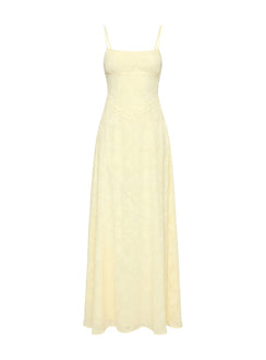 South Of France Maxi Dress Yellow