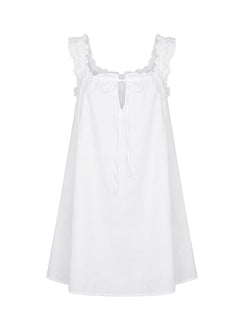 Swing Mini Dress White Tall