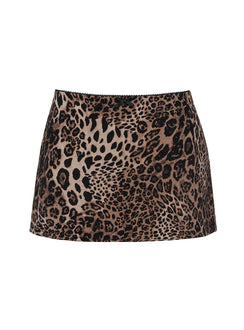 Tejano Mini Skirt Leopard