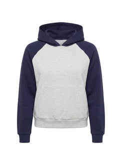 Trooper Contrast Hoodie Navy / Grey