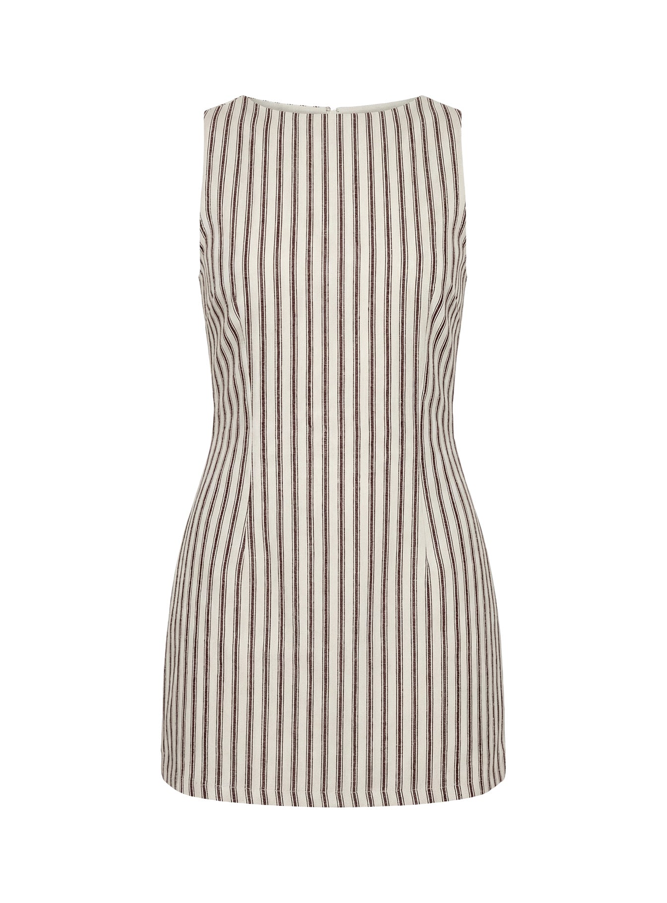 Yumiko Romper Brown Stripe