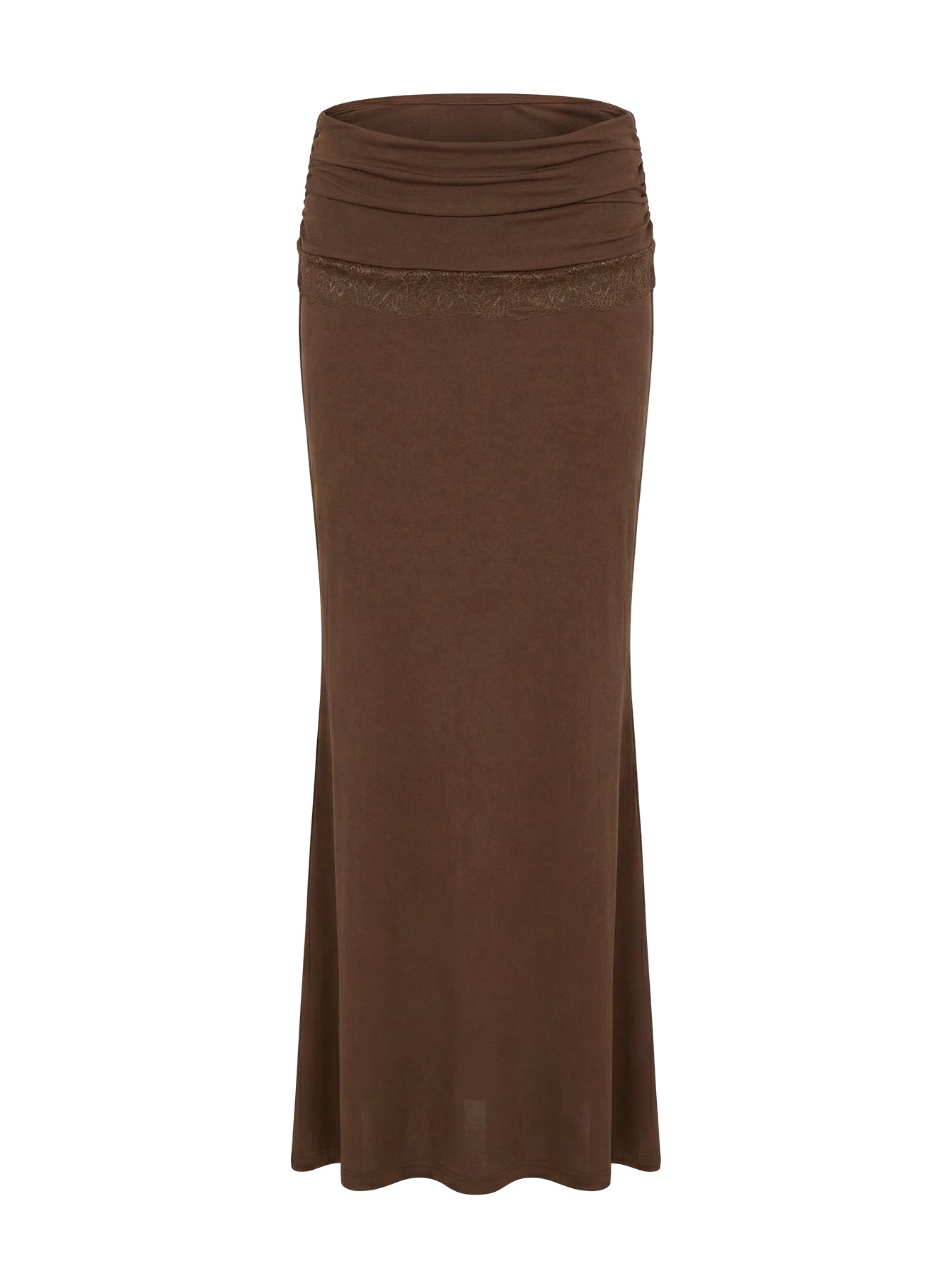Zespri Jersey Maxi Skirt Brown