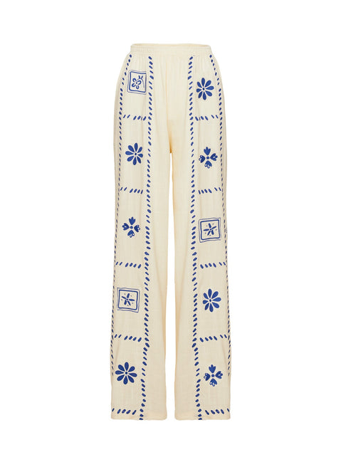 product Princess Polly Grazia Pants Cream / Blue 