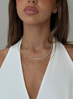 Gleaming Necklace Gold