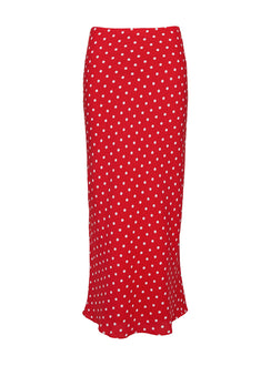 product Princess Polly Hayze Maxi Skirt Red / White Polka Maxi 