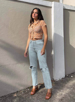 product Princess Polly High Waisted  Holland Jeans Denim