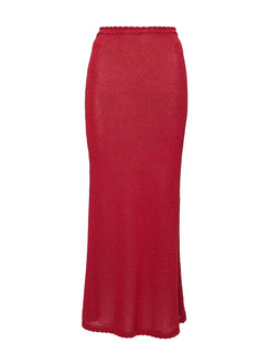 product Princess Polly Hugs & Kisses Knit Maxi Skirt Red Midi Skirts 