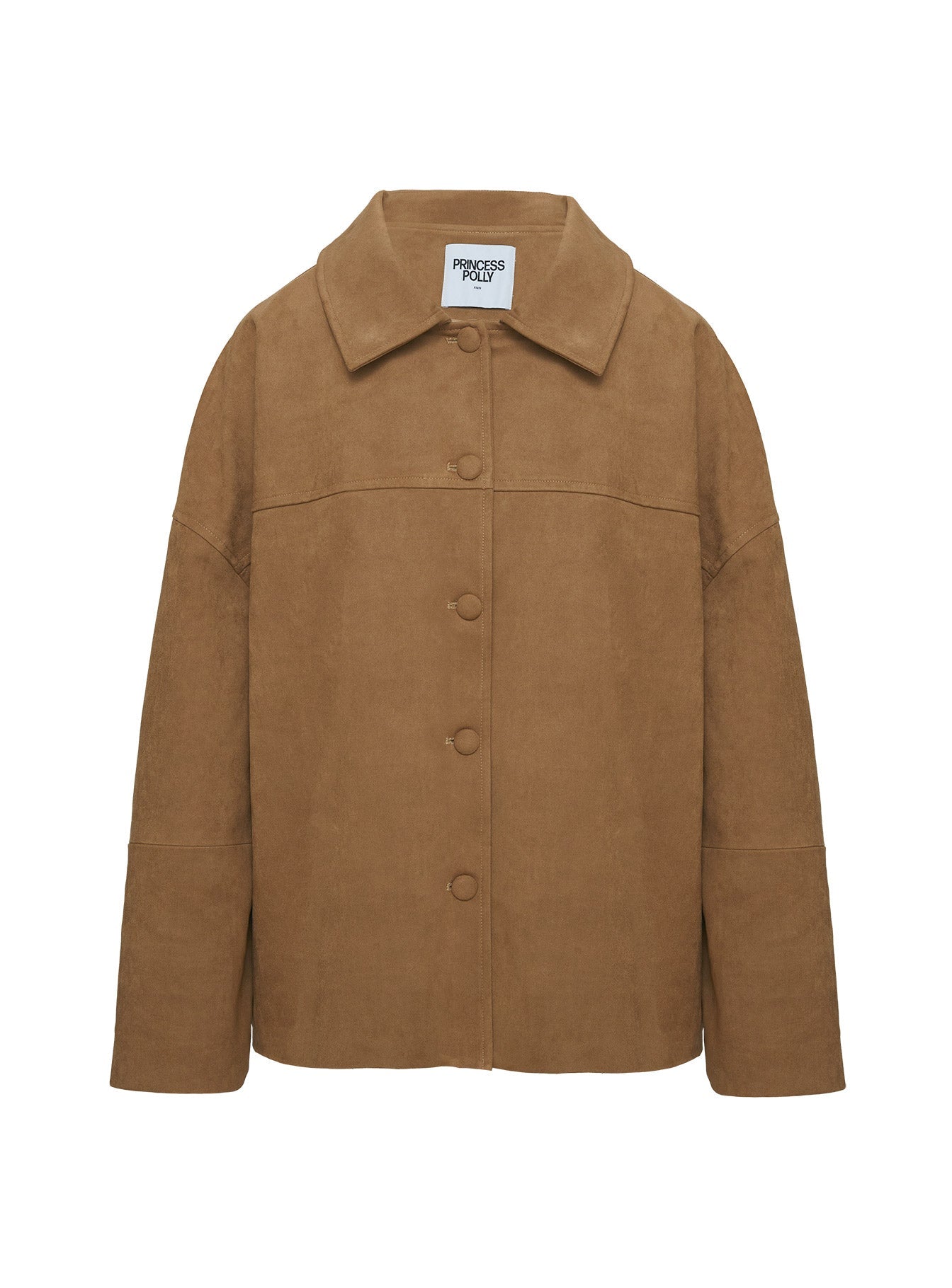 Huntsville Faux Suede Jacket Brown