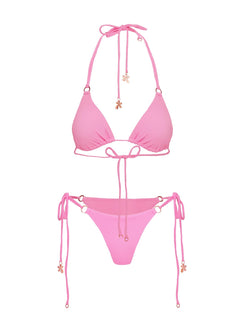 Ivette Tie Side Bikini Bottom Pink