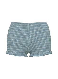 product Princess Polly Jukebox Shirred Micro Shorts Blue Low Rise Shorts 