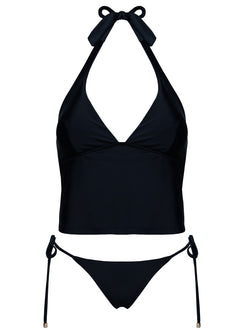 Kenai Halter Tankini Top Black