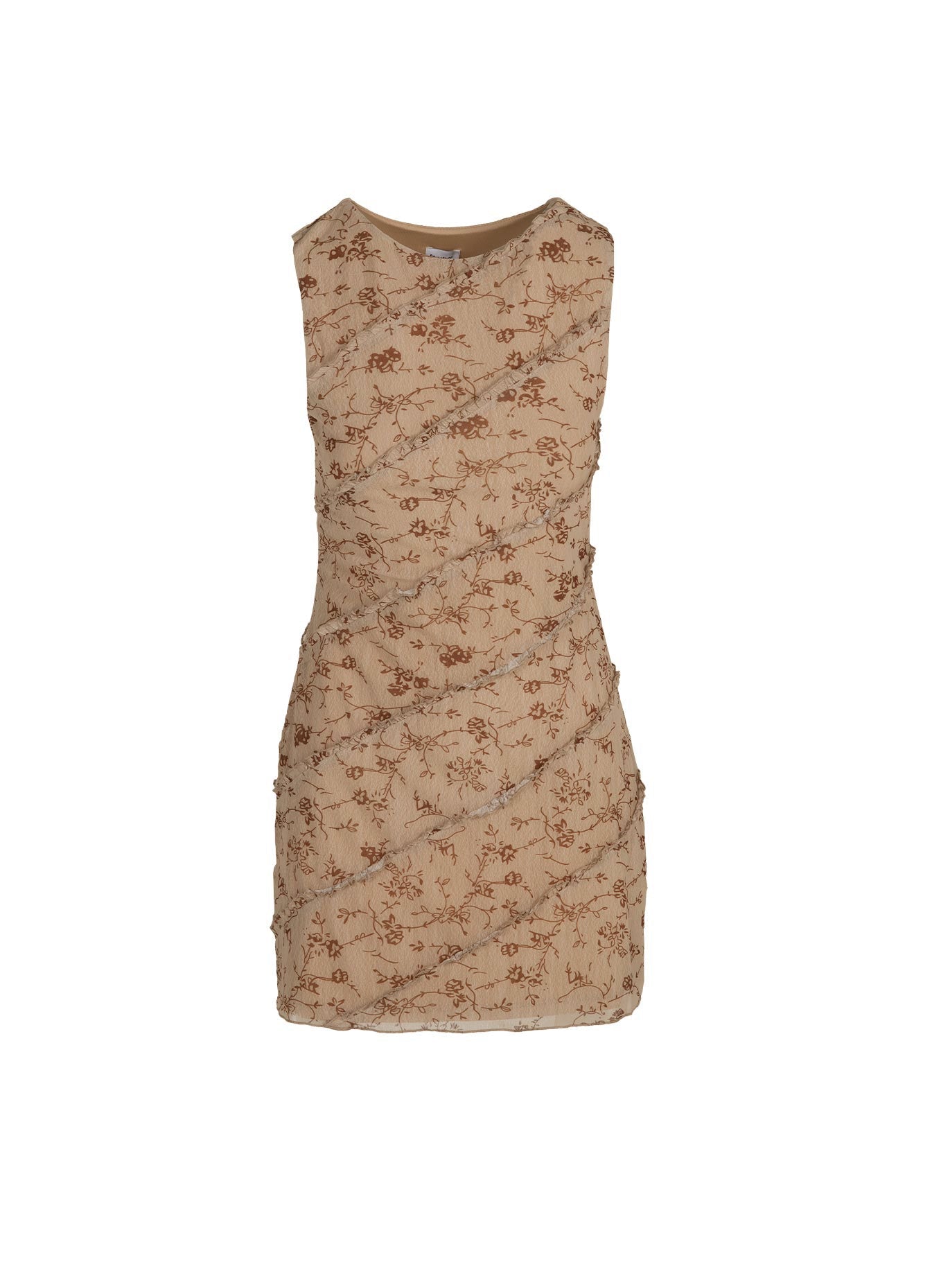 product Princess Polly High Neck  Lucano Mesh Mini Dress Brown