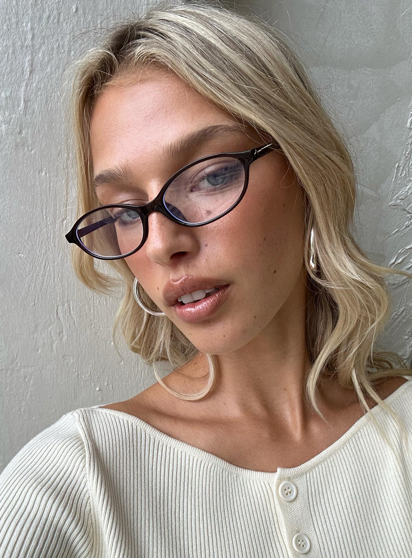 Life Begins Blue Light Glasses Brown