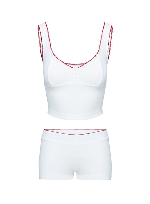 Motif Rib Sleep Set Ivory