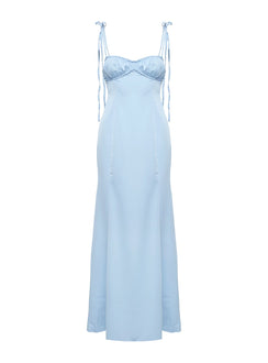 product Princess Polly Navagio Maxi Dress Blue Sweetheart Neckline 