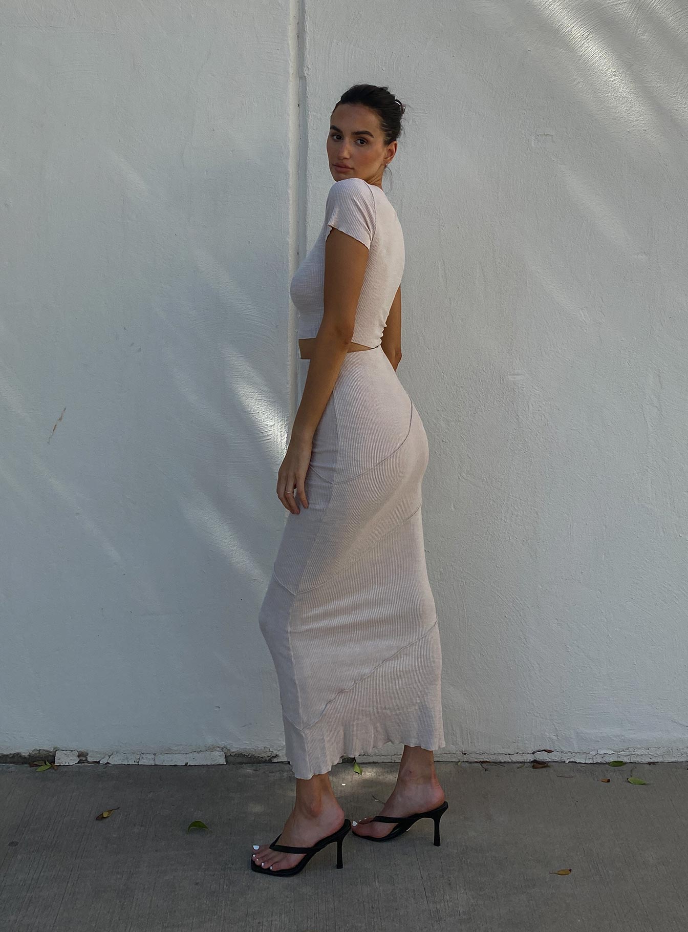 product Oscar Maxi Skirt Beige Princess Polly  Midi Skirts 