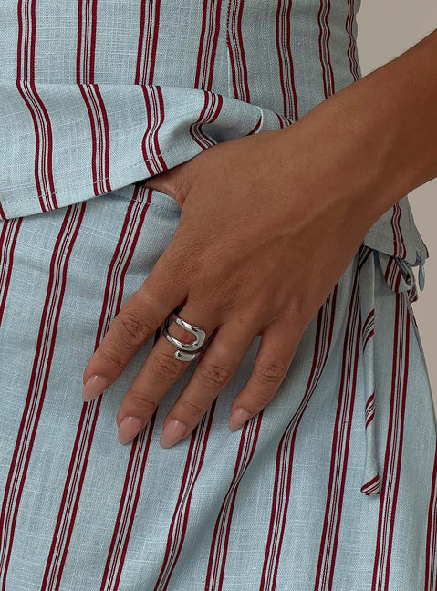 Obviously Ring Silver