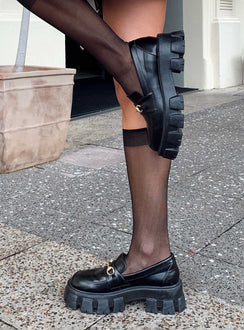 Penny Lane Loafer Black