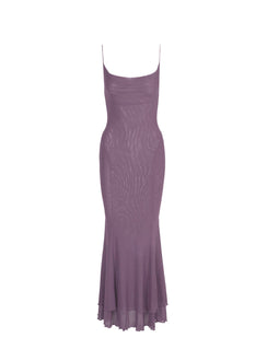 product Princess Polly Asymmetric Neckline  Sikora Vintage Maxi Dress Purple