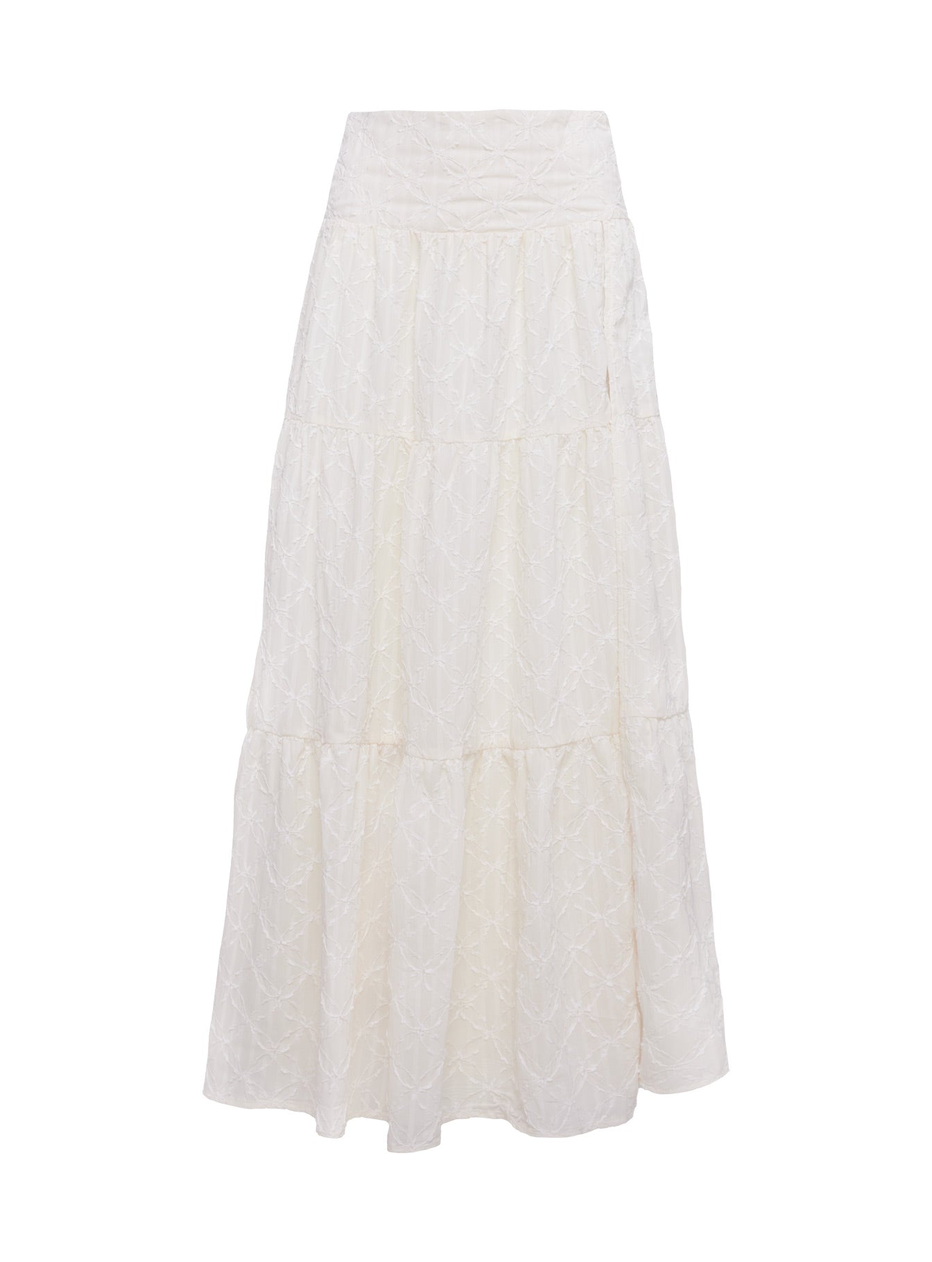 product Princess Polly Silver Soul Embroidered Maxi Skirt Cream Maxi 
