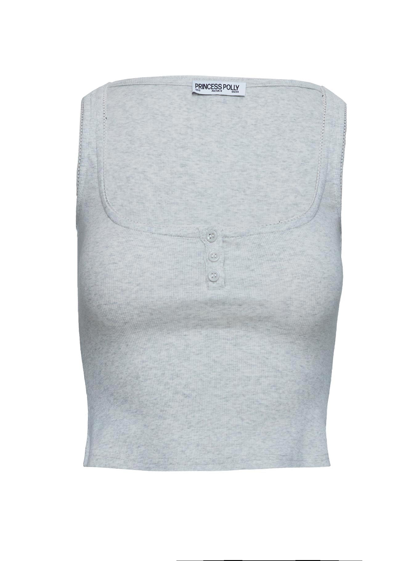 Sleepytea Rib Sleep Tank Top Grey