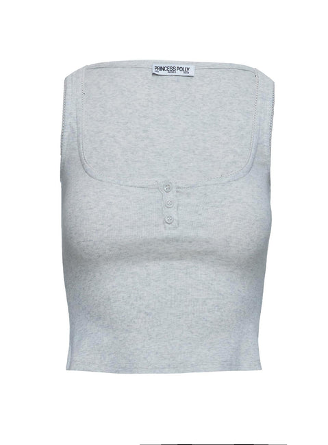 Sleepytea Rib Sleep Tank Top Grey