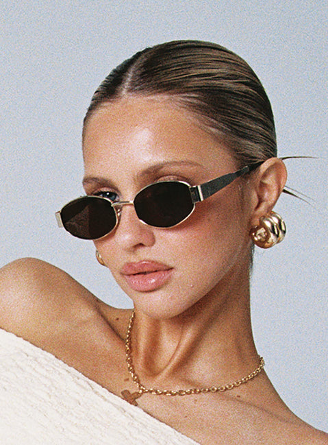 Since New York Sunglasses Gold / Brown