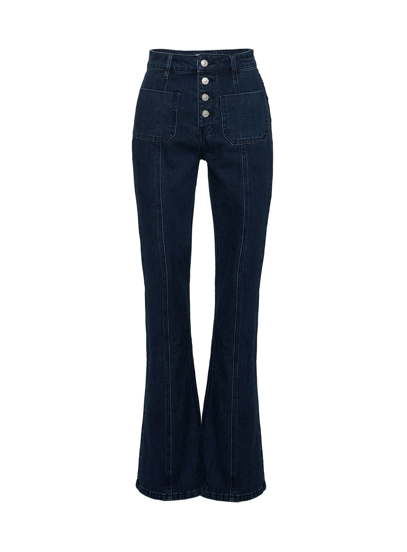 product Princess Polly Tller Flared Jean Dark Denim High Waisted 