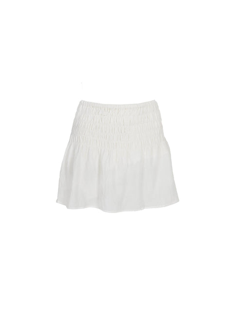 product Trevani Ribbon Mini Skirt Ivory Princess Polly  Mini Skirts 