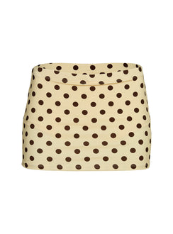 Tenya Swim Skort Yellow / Brown Polka Dot